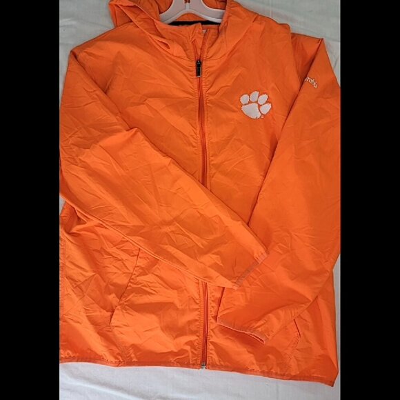 Columbia Orange Clemson Tigers Jacket Size L - Picture 1 of 4